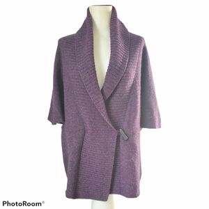 Carroll Reed Purple Short Cardigan Size 2X